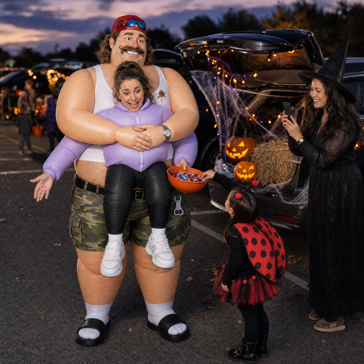 Hubby Grab Inflatable Costume